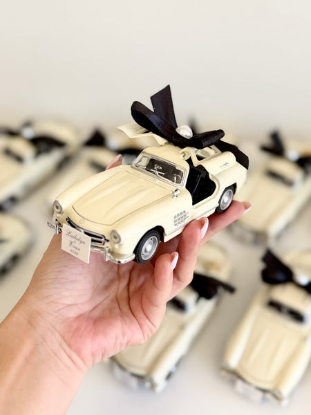 Vintage Elegance Car Wedding Favors with Rings, Retro Car Favors, Personalized Favors for Guests, Luxury Custom Favors, Bachelorette Favors