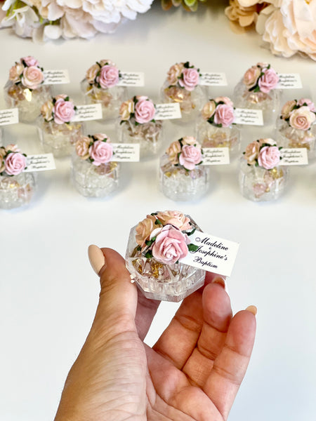 10 pcs Baptism Favors, Christening Favors, Rosary Favor Boxes, Personalized First Communion Souvenirs, Custom Baptism Gifts