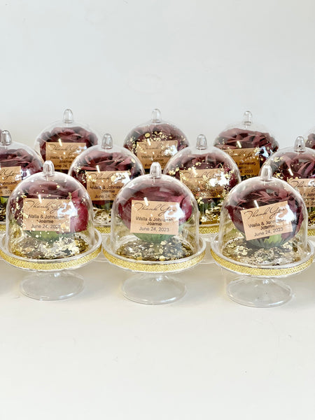 10 pcs Luxury Wedding Favors – Custom Dome Favors, Engagement, Baptism, and Party Favors for Guests