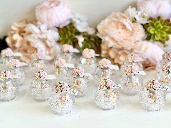 10 pcs Baptism Favors, Christening Favors, Rosary Favor Boxes, Personalized First Communion Souvenirs, Custom Baptism Gifts