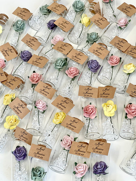 10 pcs Wedding Favors for Guests, Wedding Favors, Baptism Favors, Saga green Rose, Luxury Favors, Engagement Favors, Boho Wedding, Saga Green
