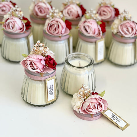 Luxury Custom Candle Wedding Favors for Guests, Personalized Party Candle Favors, Bulk Candle Favors, Decorative Candles for Home, Customizable Wedding Favors