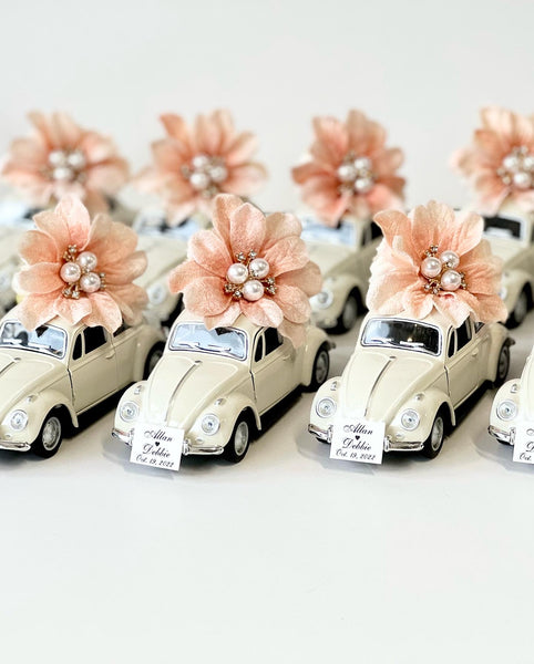 Car Wedding Favors, Vintage Car Favors, Wedding Favors for Guests, Baby Shower Party Favors, Custom Sweet 15 Favors, Bachelorette Favors