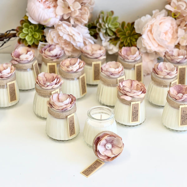 Custom Candle Wedding Favors for Guests, Personalized Party Candle Favors, Bulk Candle Favors, Decorative Candles for Home, Customizable Wedding Favors