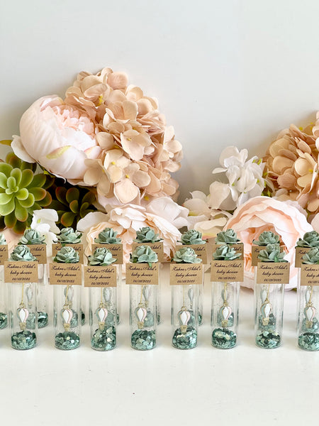 5 pcs Baptism Favors, Favors, Hot Air Balloon Favors, Balloon Favors, Custom Favors, Party Favors, Blue Favors, Baby shower Favors, Baby Boy