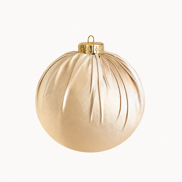 Copper Satin Christmas Ornaments – Handmade Balls, 3–8 Inch