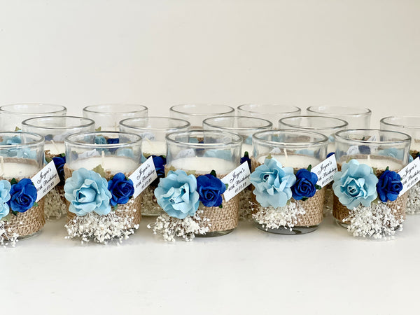 10 pcs Custom Candle Wedding Favors – Personalized Luxury Boho Party Candle Gifts for Guests, Bulk Home Decor