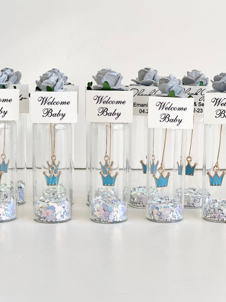 5 pcs Crown Baby Shower Favors, Custom Crown Favors, Disney Party Favors, Personalized, Little Prince Gifts, 1st Birthday Baby Boy Favors