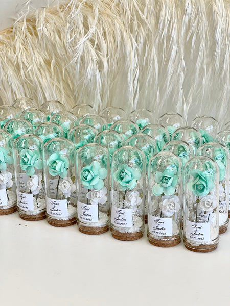 10 pcs Bulk Rose Dome Favors for Guests, Custom Wedding Favors, Personalized Party Gifts, Bachelorette Favors