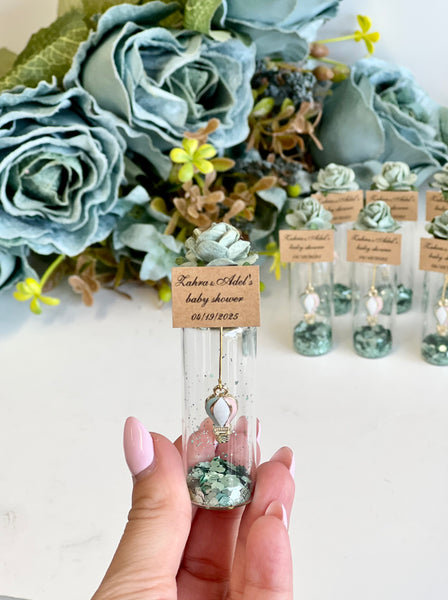 5 pcs Baptism Favors, Favors, Hot Air Balloon Favors, Balloon Favors, Custom Favors, Party Favors, Blue Favors, Baby shower Favors, Baby Boy