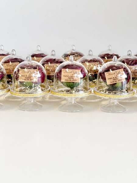 10 pcs Luxury Wedding Favors – Custom Dome Favors, Engagement, Baptism, and Party Favors for Guests