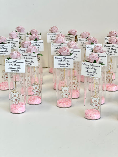 5 pcs Baptism Favors, Favors, Bear Favors, Baptism Gift, Custom Favors, Party Favors, Baby shower Favors,1st Birthday Favors, Welcome Baby