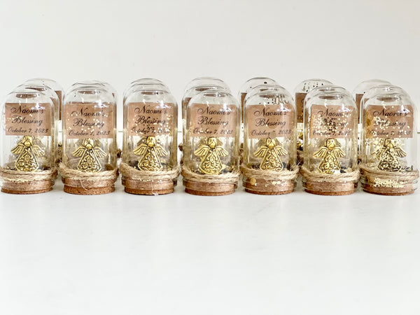 5 pcs Bulk Baptism Favors for Guests, Custom Angel Favors, Personalized Baptism Gifts, Custom Party Favors, Christening Favors, Thank You Gifts