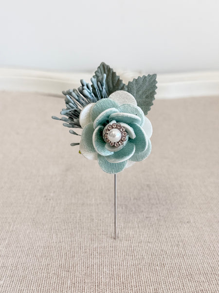 Teal Prom Corsage and Boutonniere Set, Wedding Corsages, Wrist Corsage, Bridesmaids Corsage, Bridal Bracelets