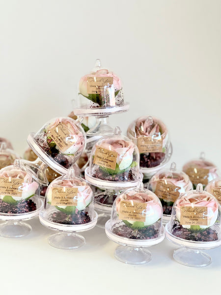 10 pcs Luxury Wedding Favors – Custom Dome Favors, Engagement, Baptism, and Party Favors for Guests