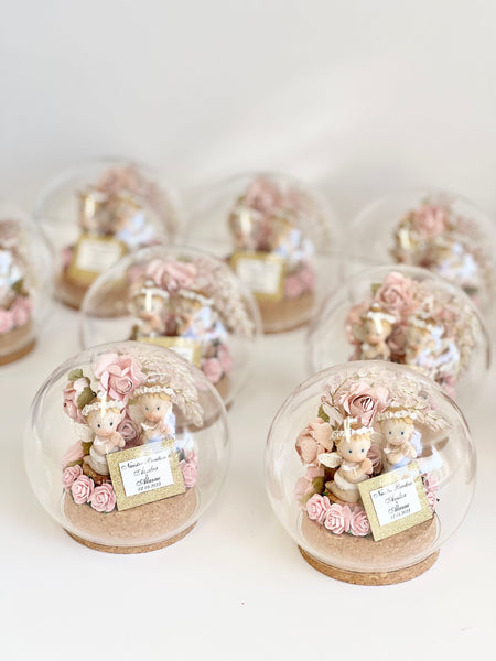 Twins Baptism Gift, Baptism Favors, Favors for Guests, Baby Shower Favors, Custom Favors, Favors, Angel Favors, Party Favors, Baby Girl