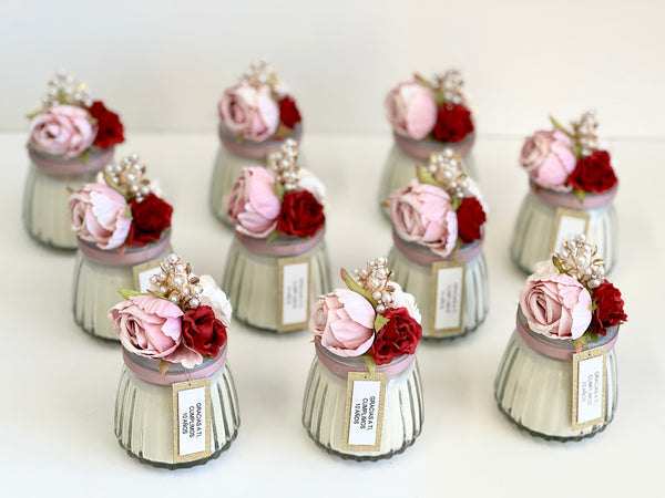 Luxury Custom Candle Wedding Favors for Guests, Personalized Party Candle Favors, Bulk Candle Favors, Decorative Candles for Home, Customizable Wedding Favors