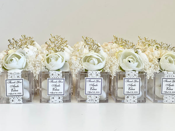 5 pcs Boho Wedding Favor Boxes – Custom Favors for Guests, Baby Shower & Party Gifts