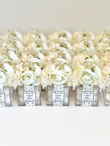 5 pcs Boho Wedding Favor Boxes – Custom Favors for Guests, Baby Shower & Party Gifts