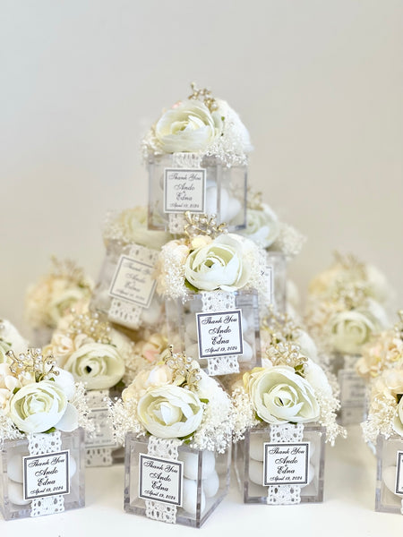 5 pcs Boho Wedding Favor Boxes – Custom Favors for Guests, Baby Shower & Party Gifts