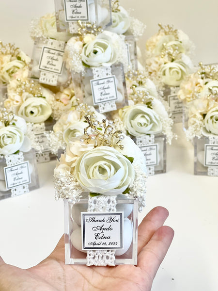 5 pcs Boho Wedding Favor Boxes – Custom Favors for Guests, Baby Shower & Party Gifts