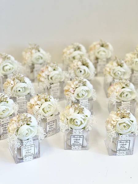 5 pcs Boho Wedding Favor Boxes – Custom Favors for Guests, Baby Shower & Party Gifts