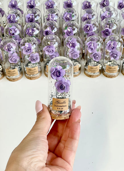 10 pcs Bulk Rose Dome Favors for Guests, Custom Wedding Favors, Personalized Party Gifts, Bachelorette Favors