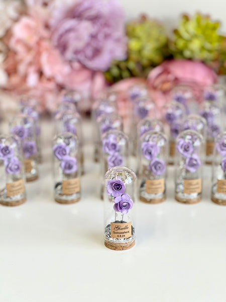 10 pcs Bulk Rose Dome Favors for Guests, Custom Wedding Favors, Personalized Party Gifts, Bachelorette Favors