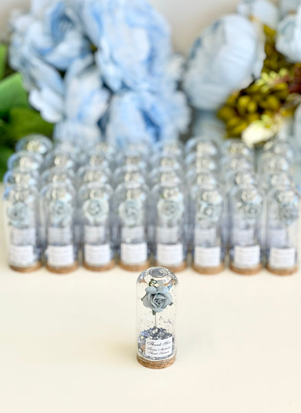 10 pcs Wedding Favors for Guests, Engagement Party Favors, Sweet 15 Birthday Favors, Cloche Dome Custom Favors, Bulk Beauty and the Beast Gifts