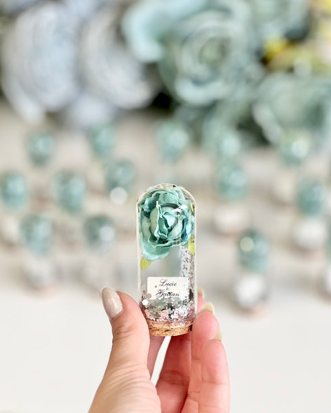 10 pcs Bulk Wedding Favors for Guests, Rose Dome Favors, Personalized Party Gifts, Beauty and the Beast Custom Favors, Rustic Favors Gifts, Boho