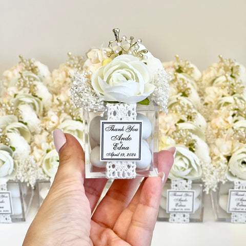 These handmade personalized favors are the perfect addition to any event, whether it’s a Wedding, Engagement, Bridal Shower, Baptism, Anniversary, Quinceañera, Birthday, Prom, Graduation, or any other special occasion. They also make wonderful Gifts for Guests, Bridesmaids, Christenings, 1st Communions, Party Gifts, 1st Birthdays, Bachelorette Parties, Baby Showers, Save the Dates, Confirmations, and so much more.