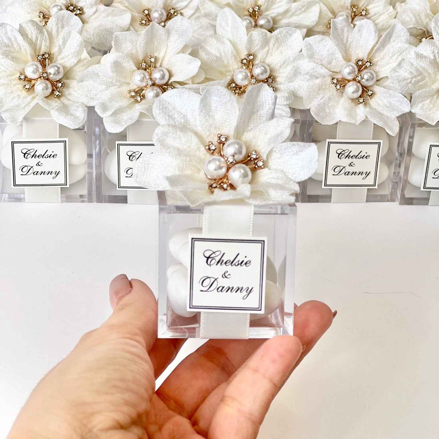 These handmade personalized favors are the perfect addition to any event, whether it’s a Wedding, Engagement, Bridal Shower, Baptism, Anniversary, Quinceañera, Birthday, Prom, Graduation, or any other special occasion. They also make wonderful Gifts for Guests, Bridesmaids, Christenings, 1st Communions, Party Gifts, 1st Birthdays, Bachelorette Parties, Baby Showers, Save the Dates, Confirmations, and so much more.