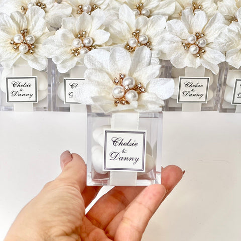These handmade personalized favors are the perfect addition to any event, whether it’s a Wedding, Engagement, Bridal Shower, Baptism, Anniversary, Quinceañera, Birthday, Prom, Graduation, or any other special occasion. They also make wonderful Gifts for Guests, Bridesmaids, Christenings, 1st Communions, Party Gifts, 1st Birthdays, Bachelorette Parties, Baby Showers, Save the Dates, Confirmations, and so much more.