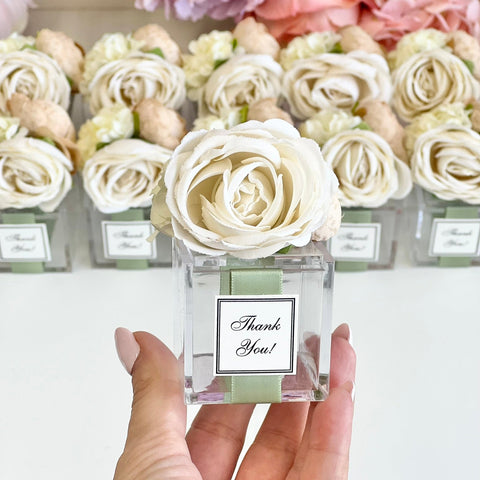 These handmade personalized favors are the perfect addition to any event, whether it’s a Wedding, Engagement, Bridal Shower, Baptism, Anniversary, Quinceañera, Birthday, Prom, Graduation, or any other special occasion. They also make wonderful Gifts for Guests, Bridesmaids, Christenings, 1st Communions, Party Gifts, 1st Birthdays, Bachelorette Parties, Baby Showers, Save the Dates, Confirmations, and so much more.

