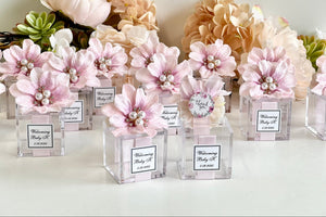 These handmade personalized favors are the perfect addition to any event, whether it’s a Wedding, Engagement, Bridal Shower, Baptism, Anniversary, Quinceañera, Birthday, Prom, Graduation, or any other special occasion. They also make wonderful Gifts for Guests, Bridesmaids, Christenings, 1st Communions, Party Gifts, 1st Birthdays, Bachelorette Parties, Baby Showers, Save the Dates, Confirmations, and so much more.