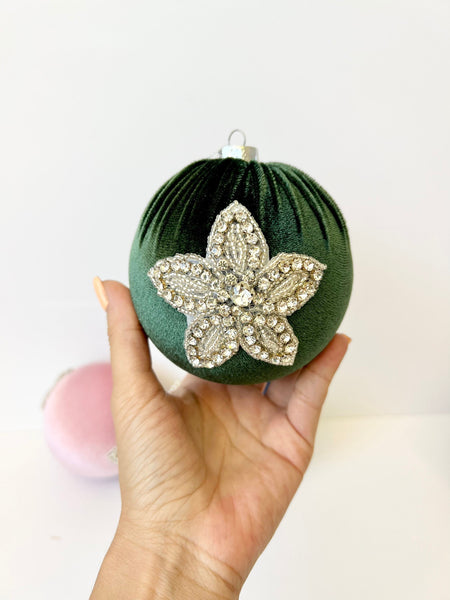 4 pcs Christmas Ornament, Christmas Ball, Rustic Christmas Decorations, Christmas Gift for Her, Christmas Bulbs, Handmade Balls, Christmas