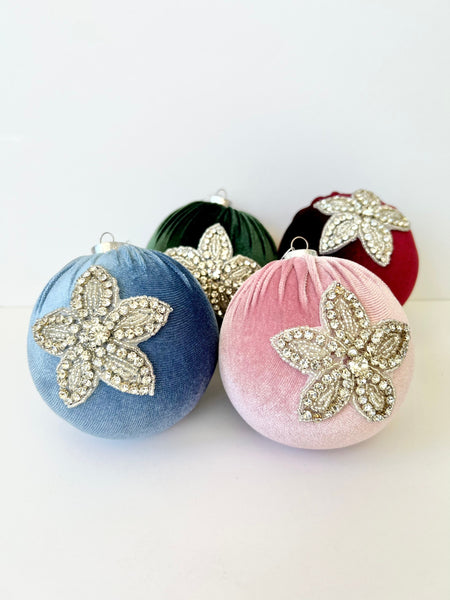 4 pcs Christmas Ornament, Christmas Ball, Rustic Christmas Decorations, Christmas Gift for Her, Christmas Bulbs, Handmade Balls, Christmas