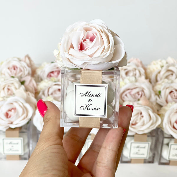 These handmade personalized favors are the perfect addition to any event, whether it’s a Wedding, Engagement, Bridal Shower, Baptism, Anniversary, Quinceañera, Birthday, Prom, Graduation, or any other special occasion. They also make wonderful Gifts for Guests, Bridesmaids, Christenings, 1st Communions, Party Gifts, 1st Birthdays, Bachelorette Parties, Baby Showers, Save the Dates, Confirmations, and so much more.