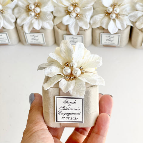 These handmade personalized favors are the perfect addition to any event, whether it’s a Wedding, Engagement, Bridal Shower, Baptism, Anniversary, Quinceañera, Birthday, Prom, Graduation, or any other special occasion. They also make wonderful Gifts for Guests, Bridesmaids, Christenings, 1st Communions, Party Gifts, 1st Birthdays, Bachelorette Parties, Baby Showers, Save the Dates, Confirmations, and so much more.