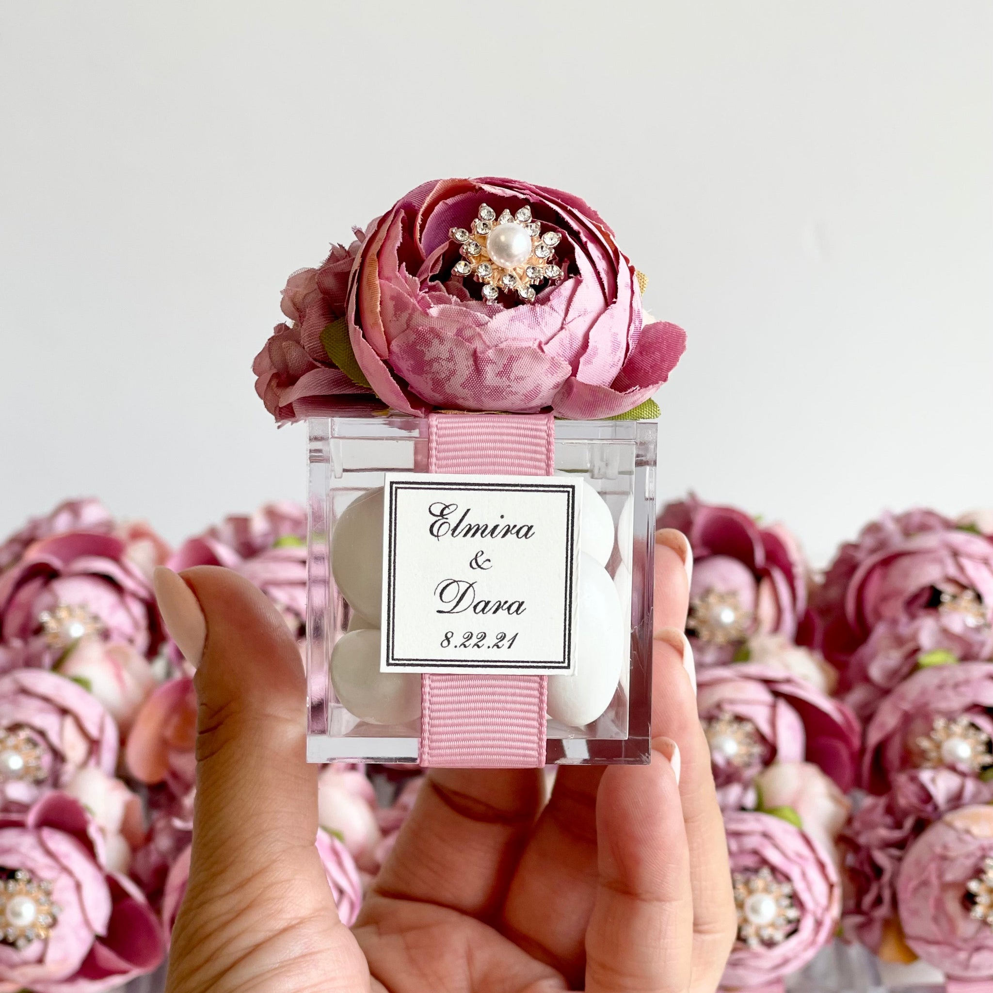 These handmade personalized favors are the perfect addition to any event, whether it’s a Wedding, Engagement, Bridal Shower, Baptism, Anniversary, Quinceañera, Birthday, Prom, Graduation, or any other special occasion. They also make wonderful Gifts for Guests, Bridesmaids, Christenings, 1st Communions, Party Gifts, 1st Birthdays, Bachelorette Parties, Baby Showers, Save the Dates, Confirmations, and so much more.