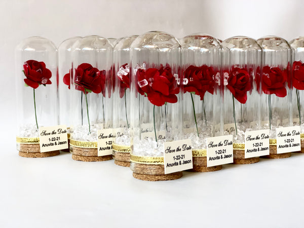 10 pcs Wedding Favors for Guests,  Beauty and the Beast, Dome Favors