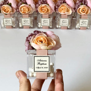 These handmade personalized favors are the perfect addition to any event, whether it’s a Wedding, Engagement, Bridal Shower, Baptism, Anniversary, Quinceañera, Birthday, Prom, Graduation, or any other special occasion. They also make wonderful Gifts for Guests, Bridesmaids, Christenings, 1st Communions, Party Gifts, 1st Birthdays, Bachelorette Parties, Baby Showers, Save the Dates, Confirmations, and so much more.