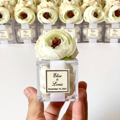 These handmade personalized favors are the perfect addition to any event, whether it’s a Wedding, Engagement, Bridal Shower, Baptism, Anniversary, Quinceañera, Birthday, Prom, Graduation, or any other special occasion. They also make wonderful Gifts for Guests, Bridesmaids, Christenings, 1st Communions, Party Gifts, 1st Birthdays, Bachelorette Parties, Baby Showers, Save the Dates, Confirmations, and so much more.