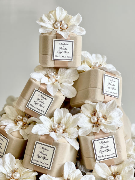 These handmade personalized favors are the perfect addition to any event, whether it’s a Wedding, Engagement, Bridal Shower, Baptism, Anniversary, Quinceañera, Birthday, Prom, Graduation, or any other special occasion. They also make wonderful Gifts for Guests, Bridesmaids, Christenings, 1st Communions, Party Gifts, 1st Birthdays, Bachelorette Parties, Baby Showers, Save the Dates, Confirmations, and so much more.