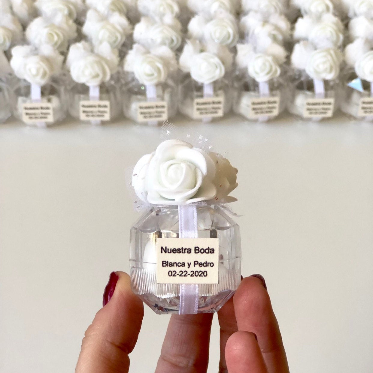 10 pcs Wedding favors, Favors boxes, Wedding favors for guests, Baby shower, Party favors, Custom favors, Save the date, Clear boxes