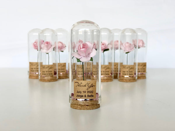 10pcs Wedding Favors for Guests, Wedding Favors, Favors, Dome, Glass Dome, Cloche Dome, Custom Favors, Beauty and the Beast, Party Favors