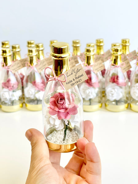 5 pcs Wedding favors for guests, Wedding Favors, Champagne Bottle Boxes, Custom Favors, Engagement Favors, Champagne Bottle Favor, Favors