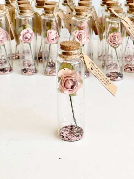 10pcs Wedding Favors for Guests, Wedding Favors, Favors, Rustic Wedding, Custom Favors, Blush Favors, Rustic Favors, Rose gold Favors