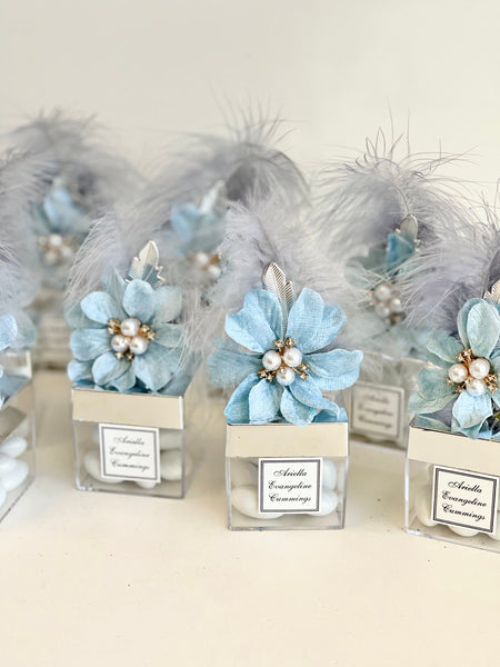 5 pcs Wedding Favors, Favors, Favors Boxes, Wedding Favors for Guests, Baby Shower, Baptism Favors, Feather Favors, Custom Favors, Sweet 16
