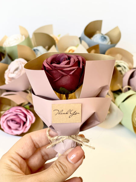 10 Wedding favors for guests, Wedding favors, Mini bouquets , Favors, Blush favors, Baby shower, Personalized favors, Rustic favors, Wedding